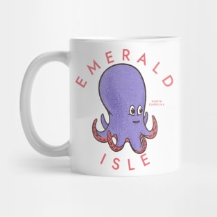 Emerald Isle, NC Summertime Vacationing Octopus Mug